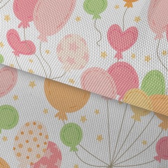 Childlike Geometric Balloons Waterproof Oxford