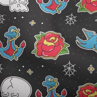 Blue Bird And Rose Dobby