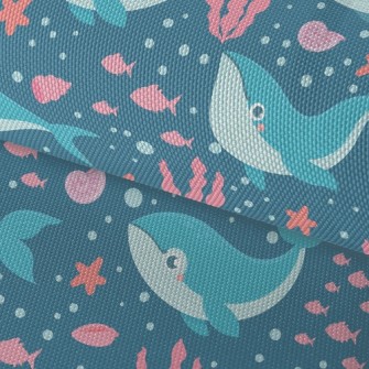 Whale Swimming In The Sea Waterproof Oxford