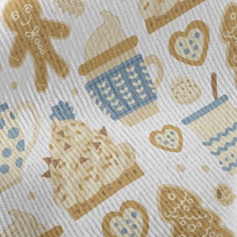 Gingerbread Christmas Warm Coc Standard Corduroy