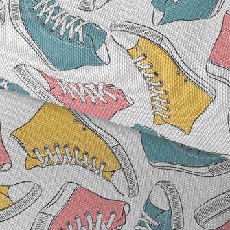Retro High-top Sneakers Waterproof Oxford