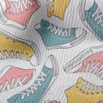 Retro High-top Sneakers Terry