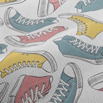 Retro High-top Sneakers Performance Linen