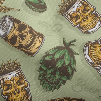 Funny Skull Beer Can Dobby