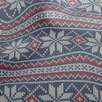 Christmas Snowflake Scarf Athletic Mesh Flat Back