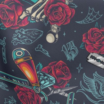 Weird Skeleton Hand Barber Sho Stretch Ponte