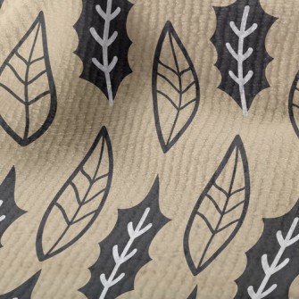 Cute Leaves With Lines Terry