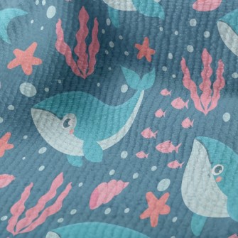 Whale Swimming In The Sea Terry