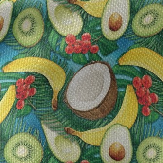 Passionate Tropical Fruits Waterproof Canvas