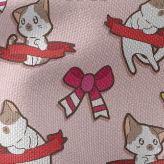 Bow Bell Kitten Waterproof Canvas