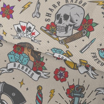 Retro Funny Tattoo Pictures Waterproof Oxford