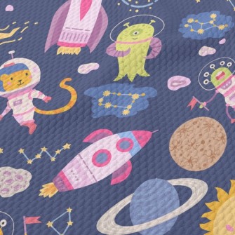 Animal Monsters Travel The Uni Birdseye Piqué