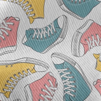 Retro High-top Sneakers Standard Corduroy