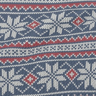 Christmas Snowflake Scarf Birdseye Piqué