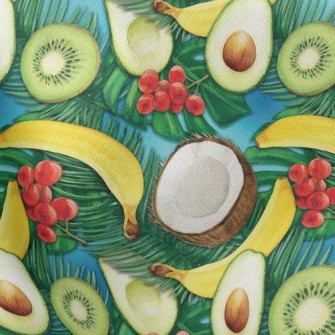 Passionate Tropical Fruits Stretch Ponte