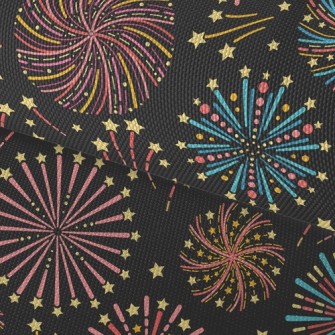 Shining Star Fireworks Waterproof Oxford