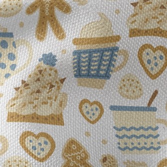 Gingerbread Christmas Warm Coc Waterproof Canvas