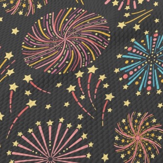 Shining Star Fireworks Birdseye Piqué