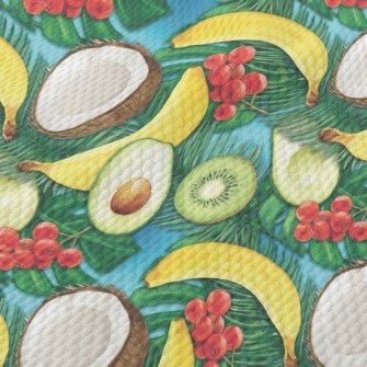 Passionate Tropical Fruits Birdseye Piqué