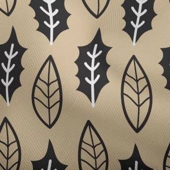 Cute Leaves With Lines Dobby