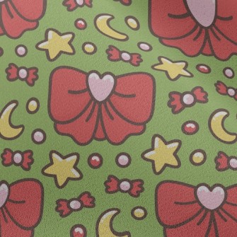 Stars And Moon Big Bow Chiffon