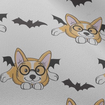 Corgi Dog With Round Glasses Chiffon