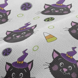Blushing Black Cat Witch Performance Linen