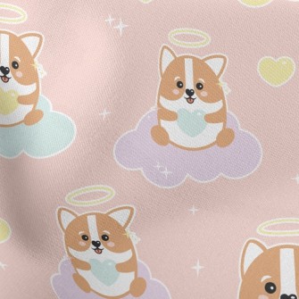 Gentle Corgi Little Angel Stretch Ponte