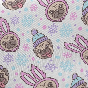 Rabbit Furry Pug Twill