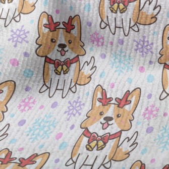 Corgi Dressed Up As A Christma Terry
