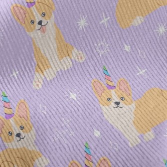 Shiny Corgi Birthday Party Standard Corduroy