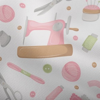Pink Sewing Machine Supplies Dobby