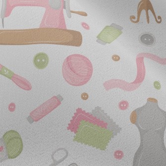 Pink Sewing Machine Supplies Chiffon