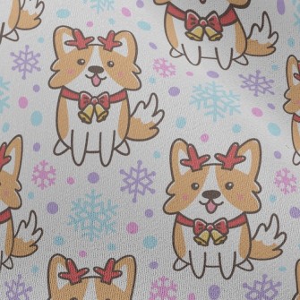 Corgi Dressed Up As A Christma Chiffon