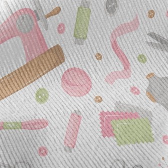 Pink Sewing Machine Supplies Standard Corduroy