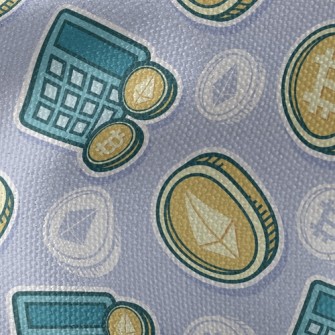 Computer Bitcoin Waterproof Canvas