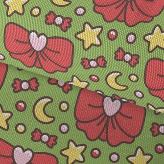 Stars And Moon Big Bow Waterproof Oxford