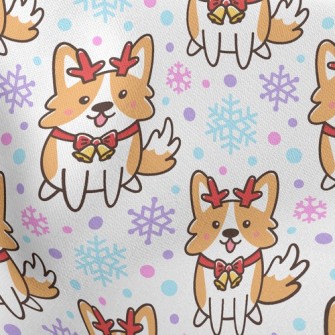 Corgi Dressed Up As A Christma Stretch Ponte