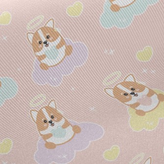 Gentle Corgi Little Angel Twill