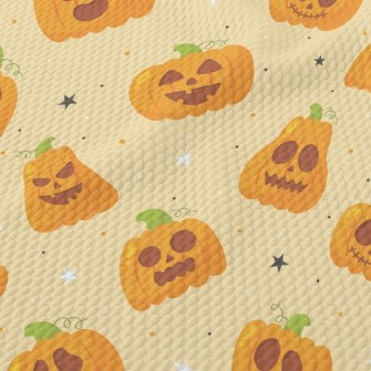 Horror Ghostface Pumpkin Birdseye Piqué