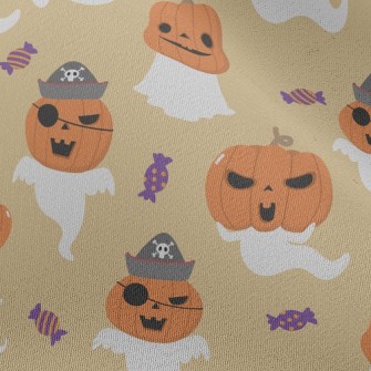 Ghost Disguised Pumpkin Monste Chiffon