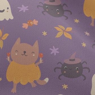 Witch Spider Pumpkin Fox Chiffon