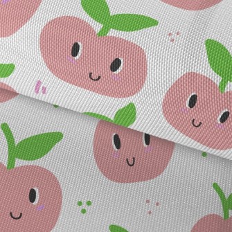 Apple With Playful Eyes Waterproof Oxford