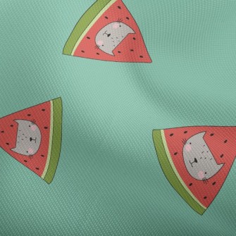 Cat Face Shape Watermelon Dobby
