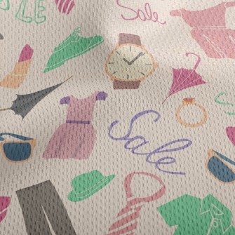 Clothes Auction By Jumping Off Athletic Mesh Flat Back