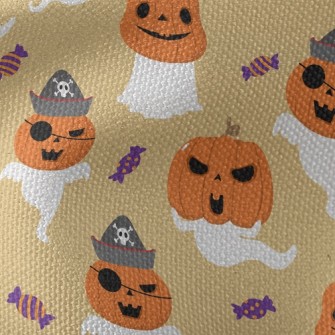 Ghost Disguised Pumpkin Monste Waterproof Canvas