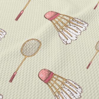 Interactive Sports Badminton Birdseye Piqué