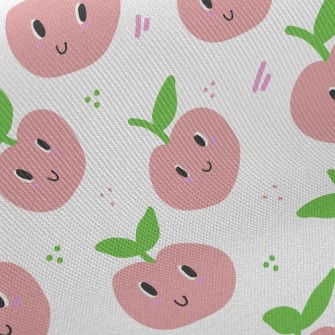 Apple With Playful Eyes Twill