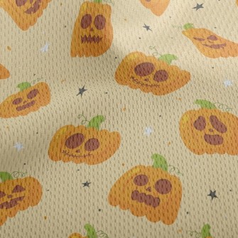 Horror Ghostface Pumpkin Athletic Mesh Flat Back