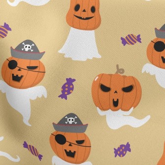 Ghost Disguised Pumpkin Monste Stretch Ponte